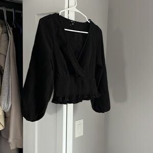 Elegant Black Women's Top